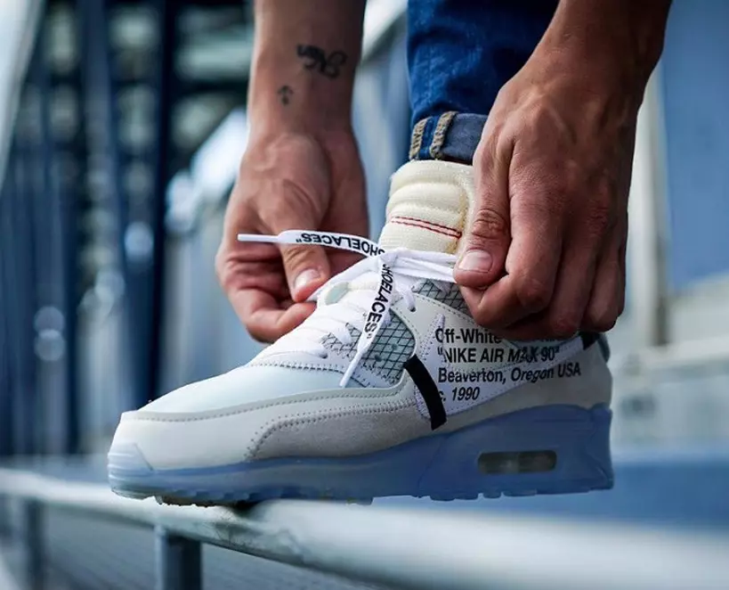 Off-White Nike Air Max 90 fuq is-saqajn