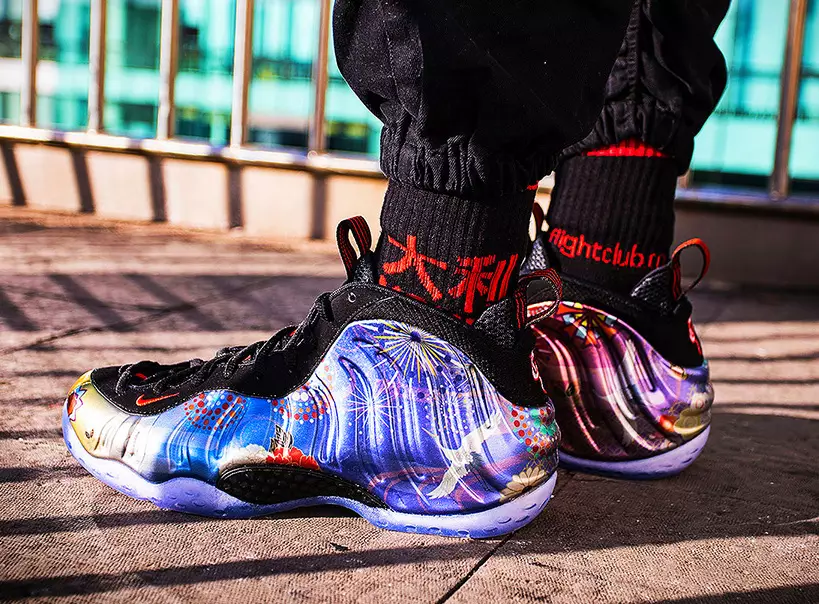 Nike Air Foamposite One LNY Lunar New Year On-Foot