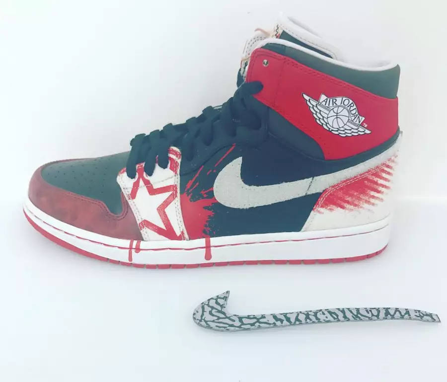 Dave White Air Jordan 1 ნიმუშები