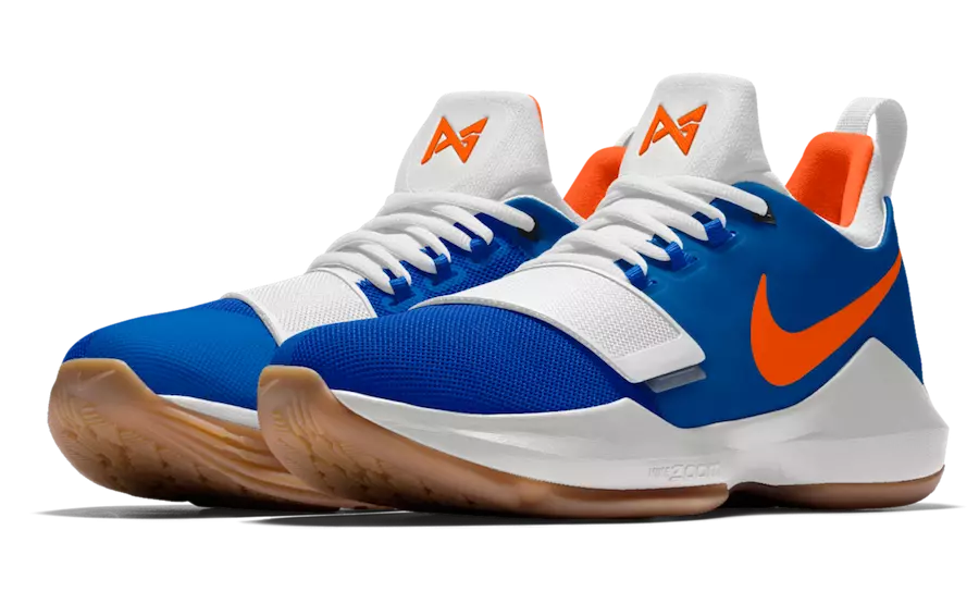 NIKEiD PG 1 OKC טאַנדער קאָלאָרס