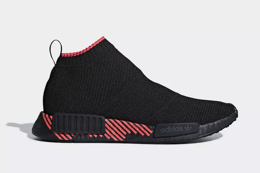 آدیداس NMD CS1 در رنگ مشکی و قرمز شوک بازگشته است