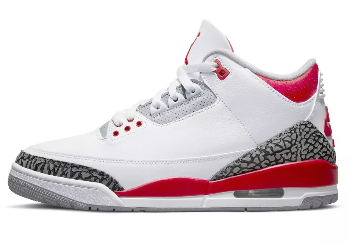 Датум на издавање на Air Jordan 3 Fire Red DN3707-160