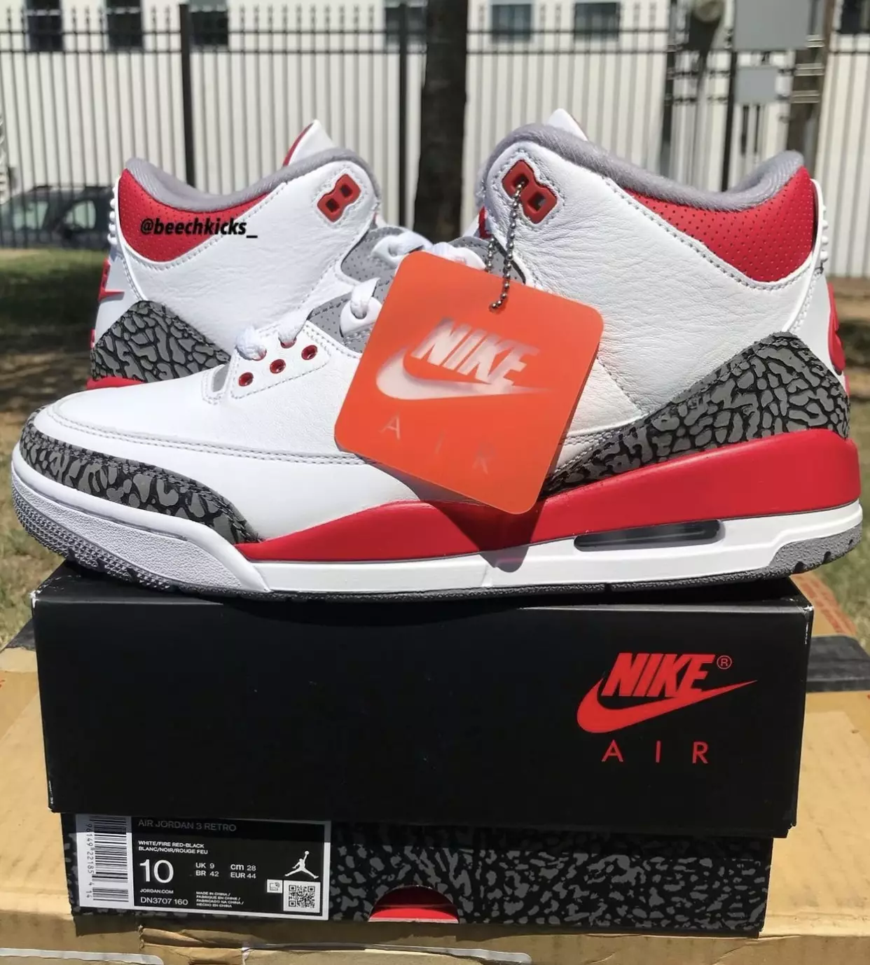 Air Jordan 3 Fire Red 2022 DN3707-160 Releasedatum Prijs: