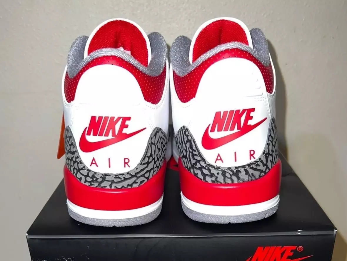 Air Jordan 3 Fire Red 2022 DN3707-160 Kiadás dátuma