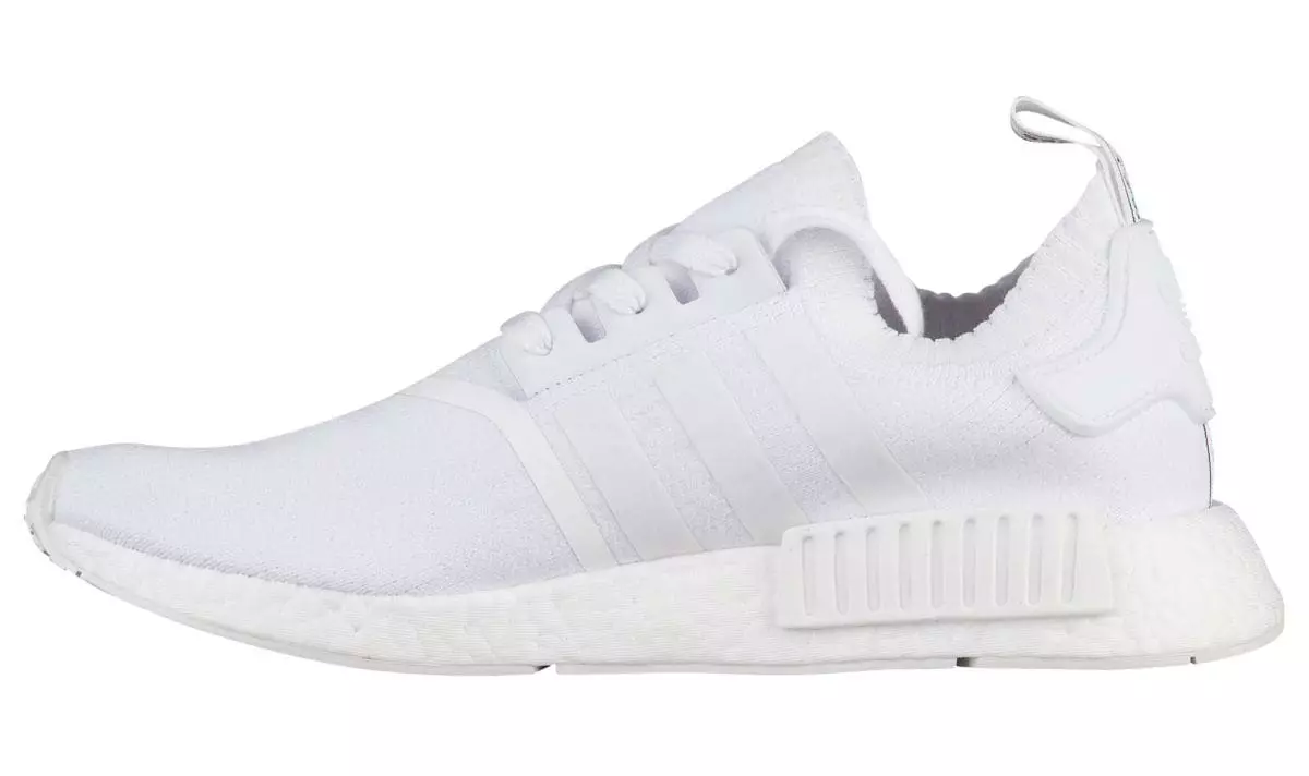 Adidas NMD Primeknit Япония Тройные белые BZ0221