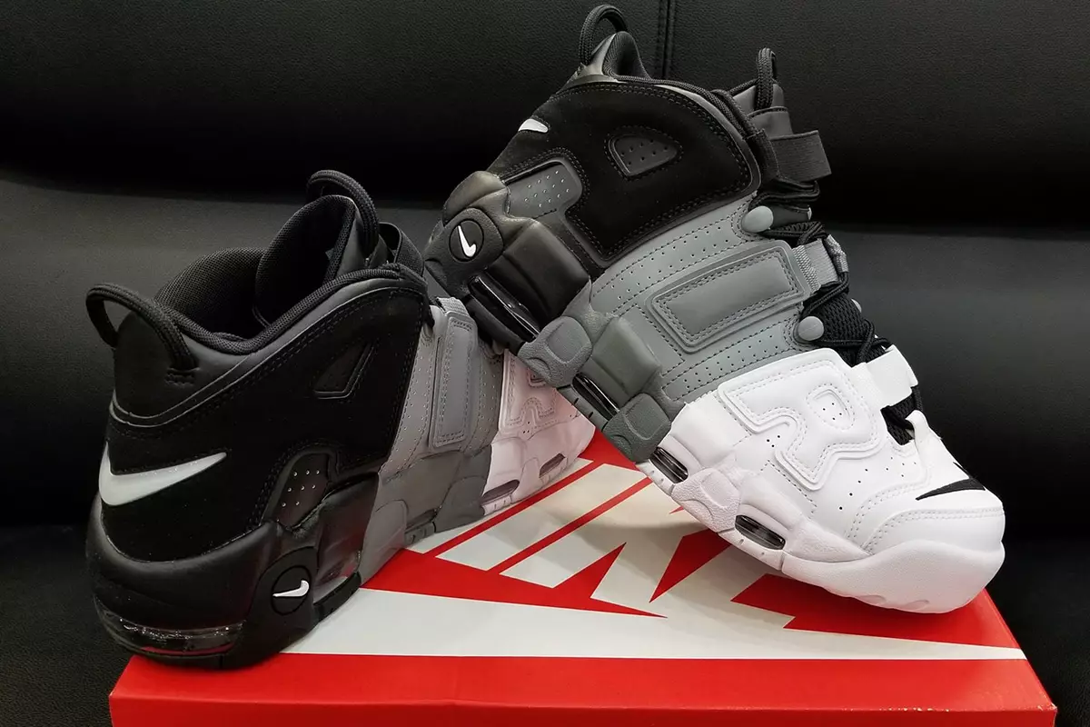 Трехцветные кроссовки Nike Air More Uptempo 921948-002