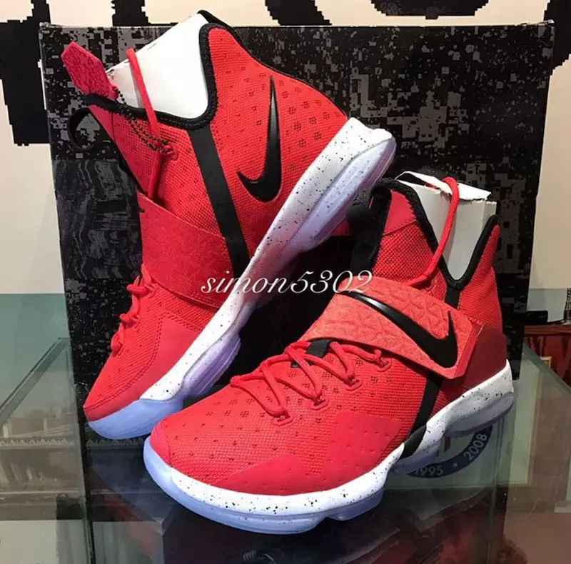 Nike LeBron 14 University Red 852405-600