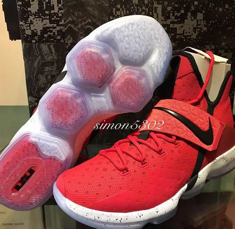 Nike LeBron 14 University Rosse 852405-600