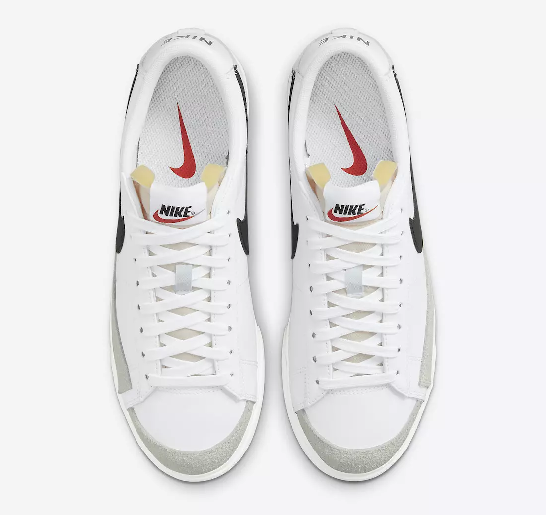 Nike Blazer Low Platform White Black DJ0292-101 Tarehe ya Kutolewa