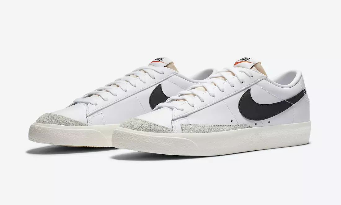 Nike Blazer Low 77 Vintage White Black DA6364-101 Data e publikimit