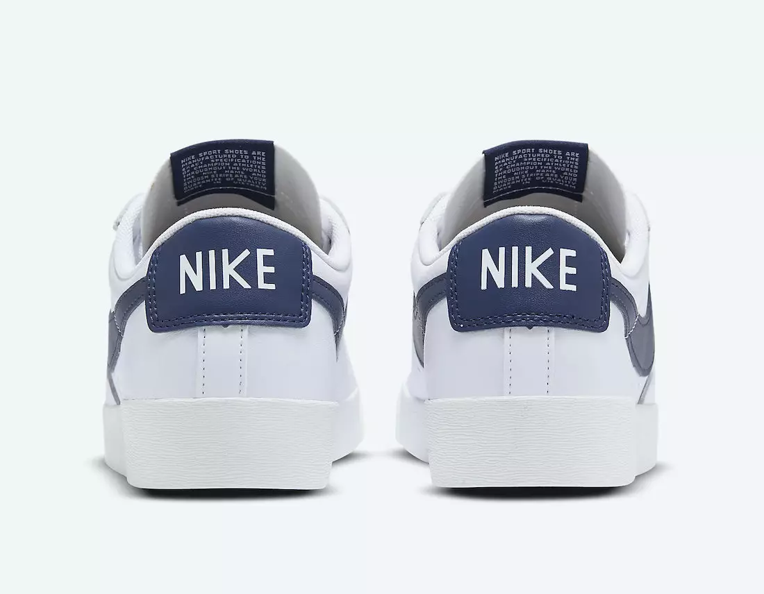 Nike Blazer Low White Midnight Navy AV9370-119 תאריך שחרור