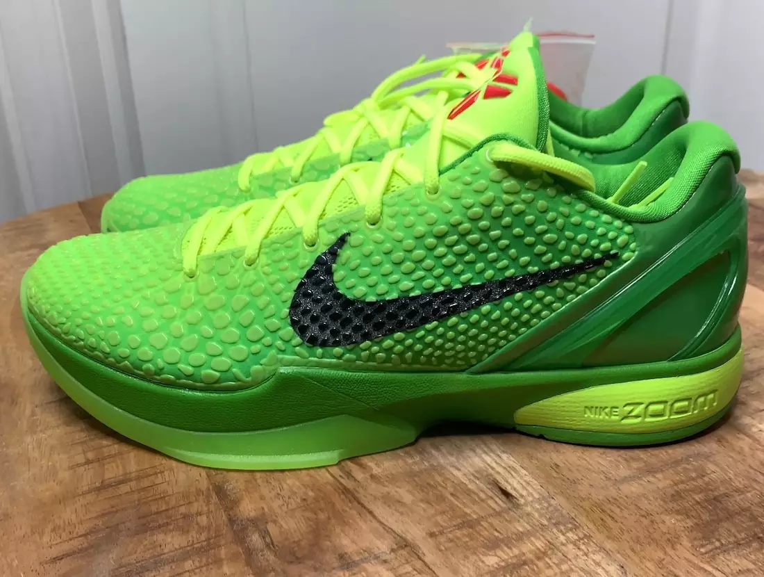 Data e publikimit të Nike Kobe 6 VI Protro Grinch CW2190-300