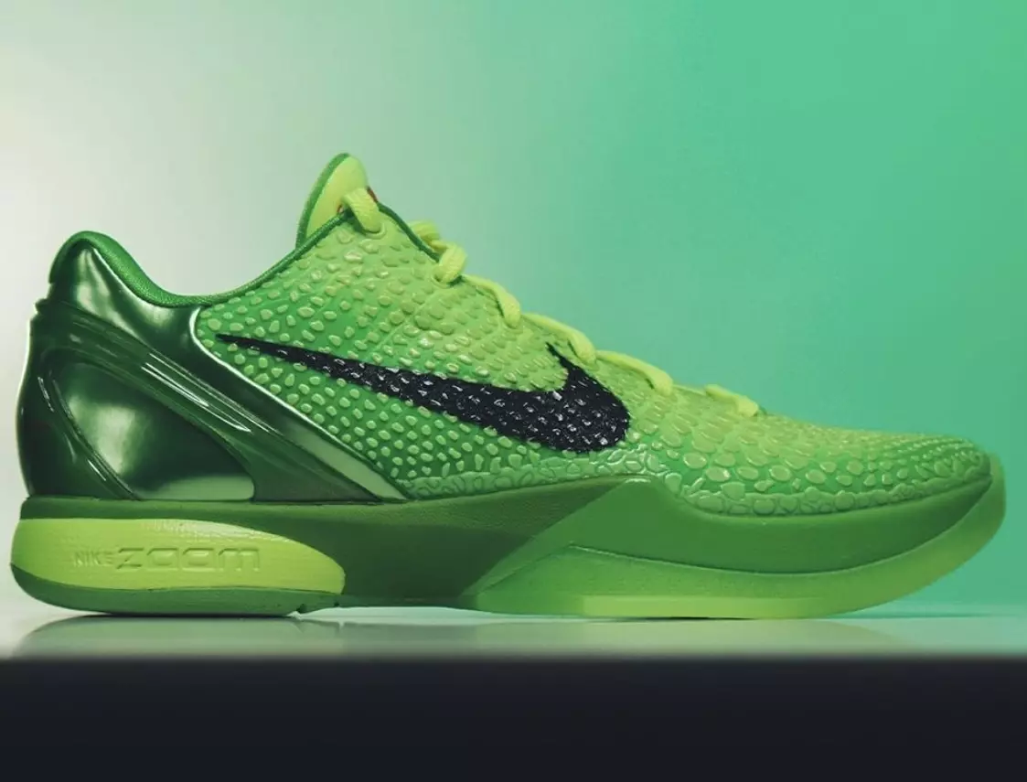 Harga Tanggal Rilis Nike Kobe 6 Protro Grinch CW2190-300