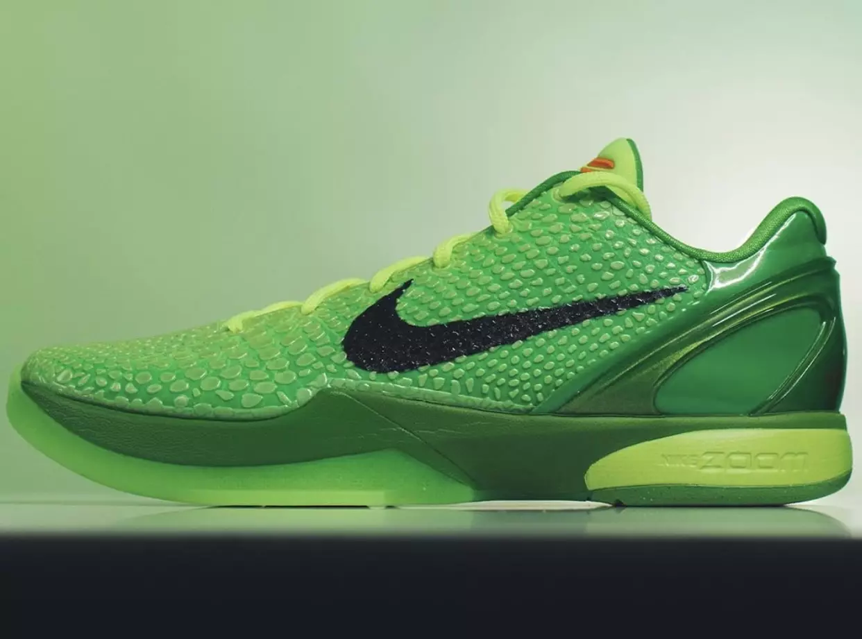 Preț pentru data lansării Nike Kobe 6 Protro Grinch CW2190-300