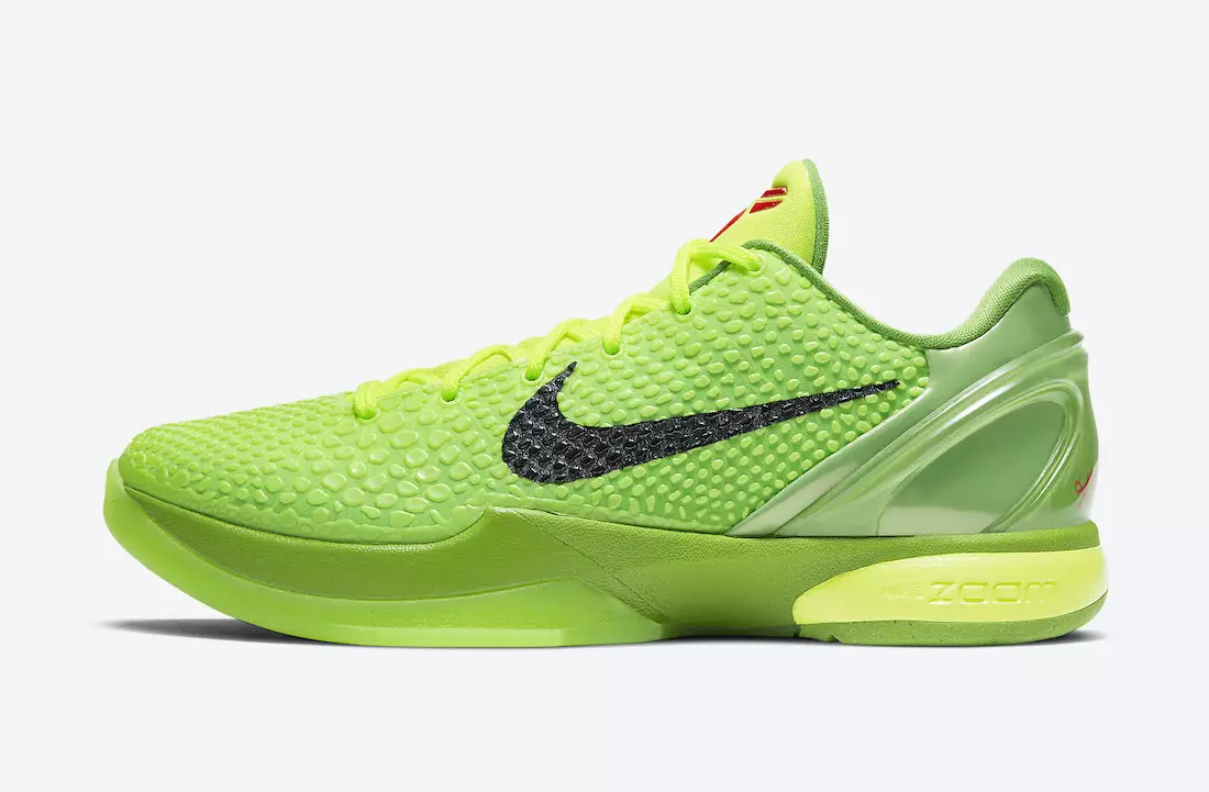 Nike Kobe 6 Protro Grinch CW2190-300 Дата випуску Ціна