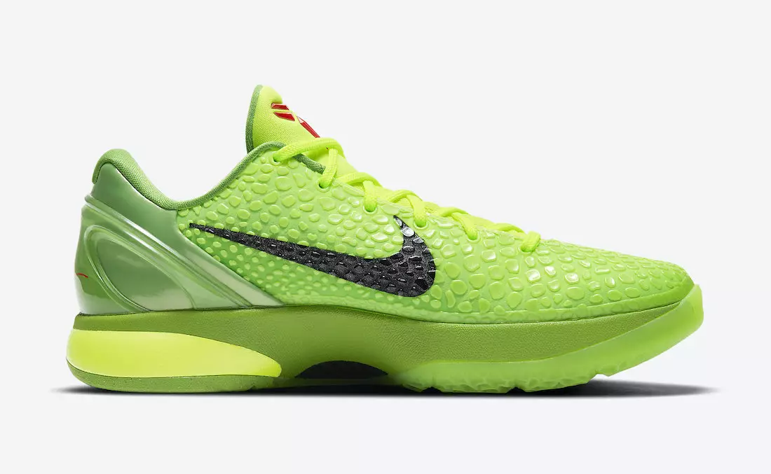 Nike Kobe 6 Protro Grinch CW2190-300 Дата випуску Ціна