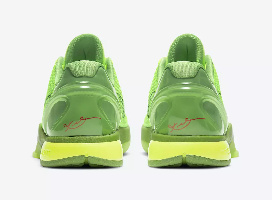 Nike Kobe 6 Protro Grinch CW2190-300 Utgivelsesdato Pris