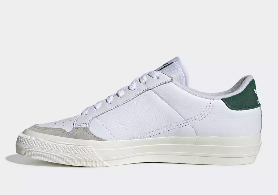 Adidas Continental Vulc White Green EF3534 Julkaisupäivä