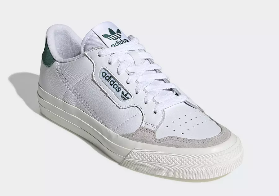 adidas Continental Vulc White Green EF3534 Release Datum