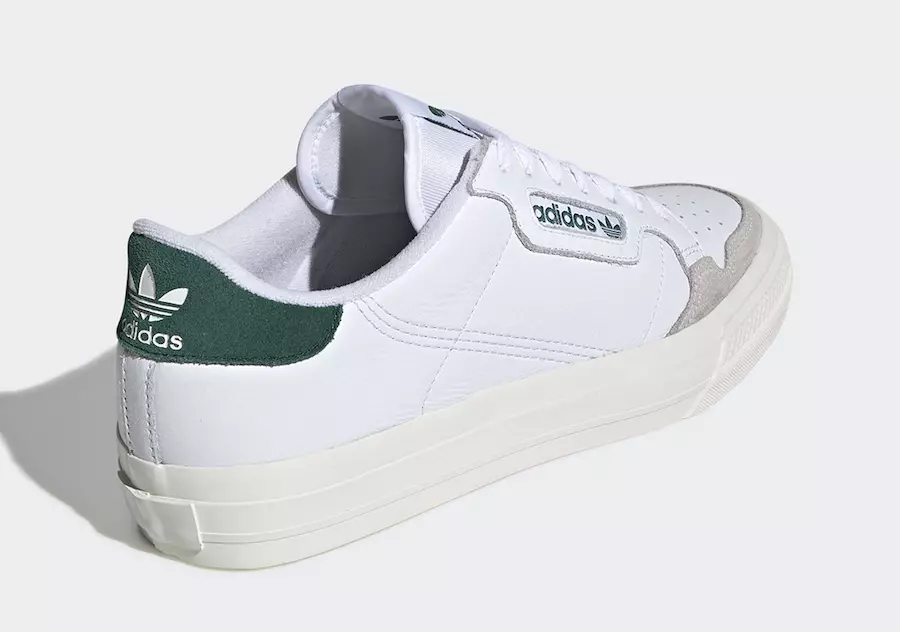 adidas Continental Vulc 화이트 그린 EF3534 출시일