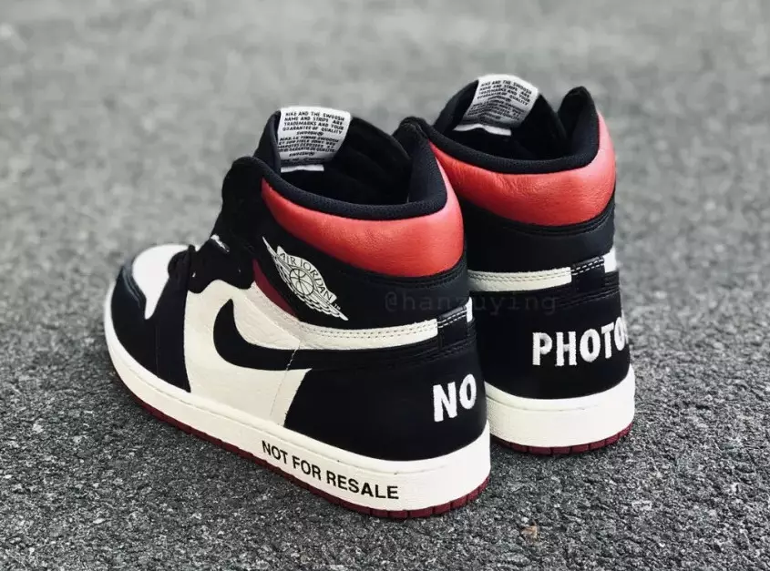 Air Jordan 1 No Ls Not For Resale Varsity Red 861428-106 Data di rilascio