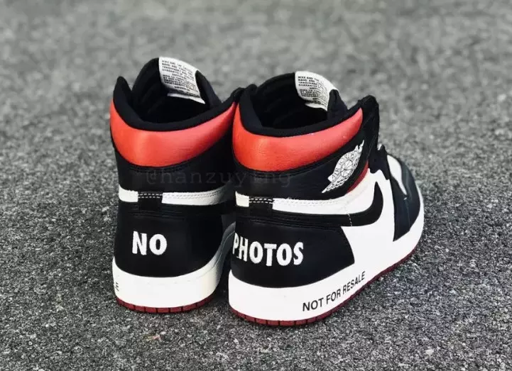 Air Jordan 1 No Ls Not For Resale Varsity Red 861428-106 Data di rilascio