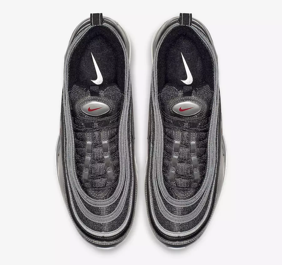 Nike Air Max 97 fekete metál ezüst AT5458-001 Megjelenés dátuma