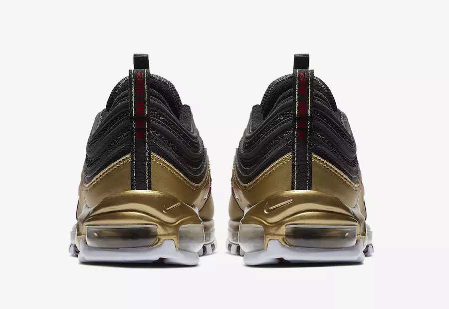 Nike AIR Max 97 Black Metallic Gold AT5458-002 Data de llançament