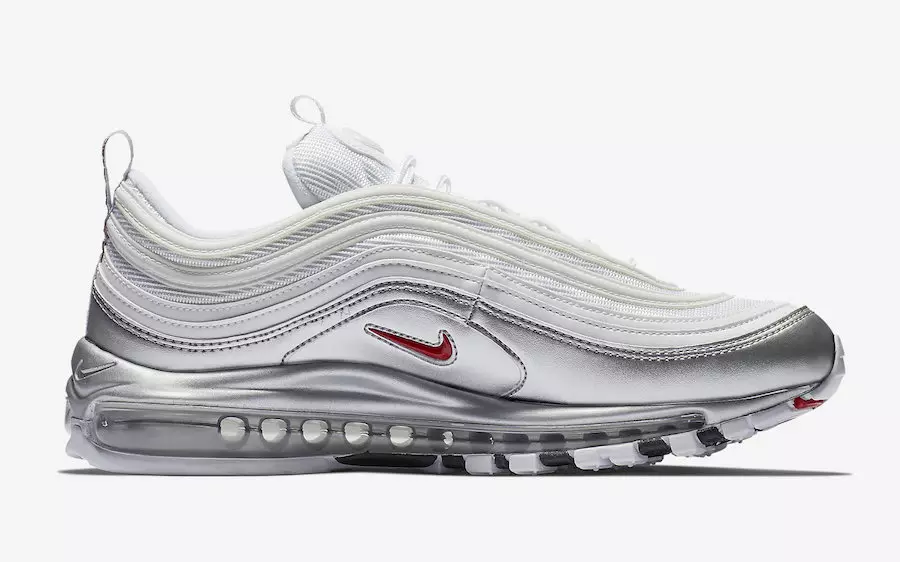 Nike Air Max 97 Blanche Métallique Argent AT5458-100 Date de sortie