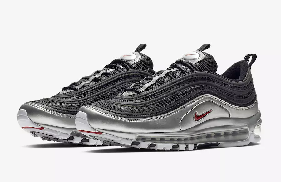 Nike Air Max 97 Black Metallic Silver AT5458-001 Utgivningsdatum