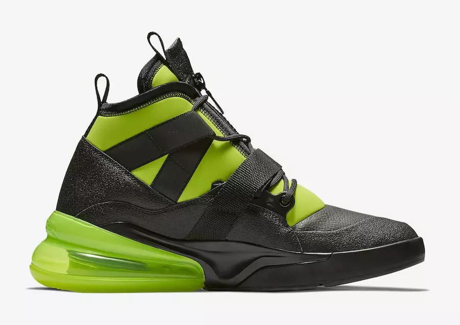 Nike Air Force 270 Utility Black Volt AQ0572-001 Megjelenési dátum