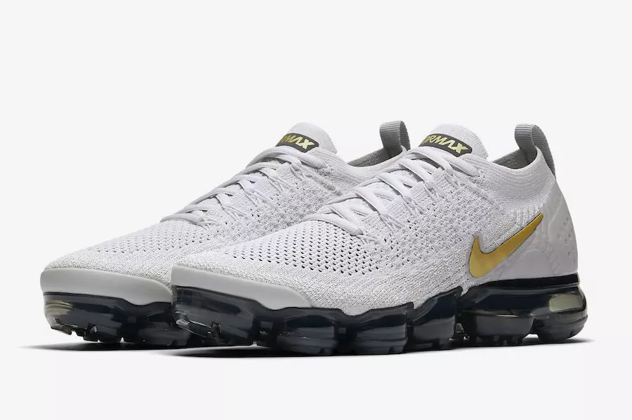 Nike Air VaporMax 2.0 plataus pilko metalo aukso 942843-010 Išleidimo data