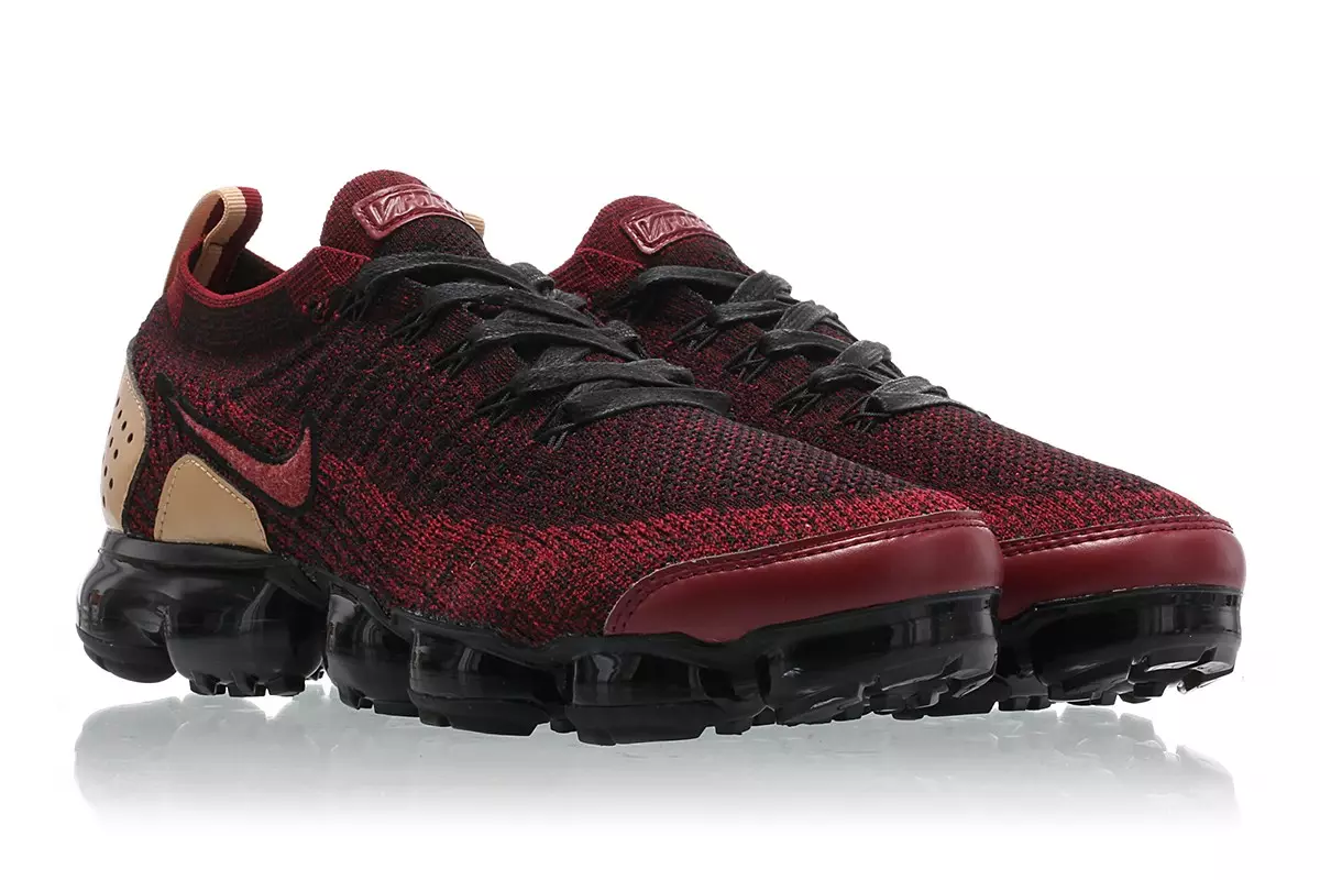 تاریخ انتشار Nike Air VaporMax Flyknit 2 NRG Team Red Vachetta Tan AT8955-600