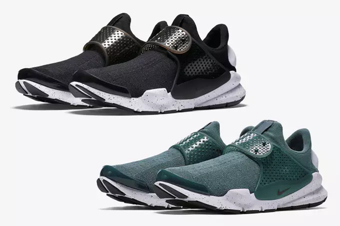 Nike Sock Dart Svart Grønn