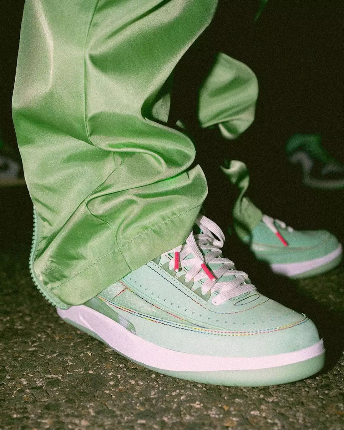 J Balvin Air Jordan 2 Groene Vrienden Familie