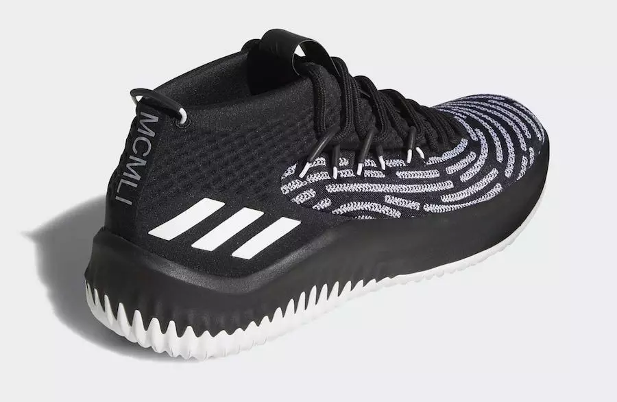 adidas Dame 4 အနက်ရောင်သမိုင်းလ AQ0380