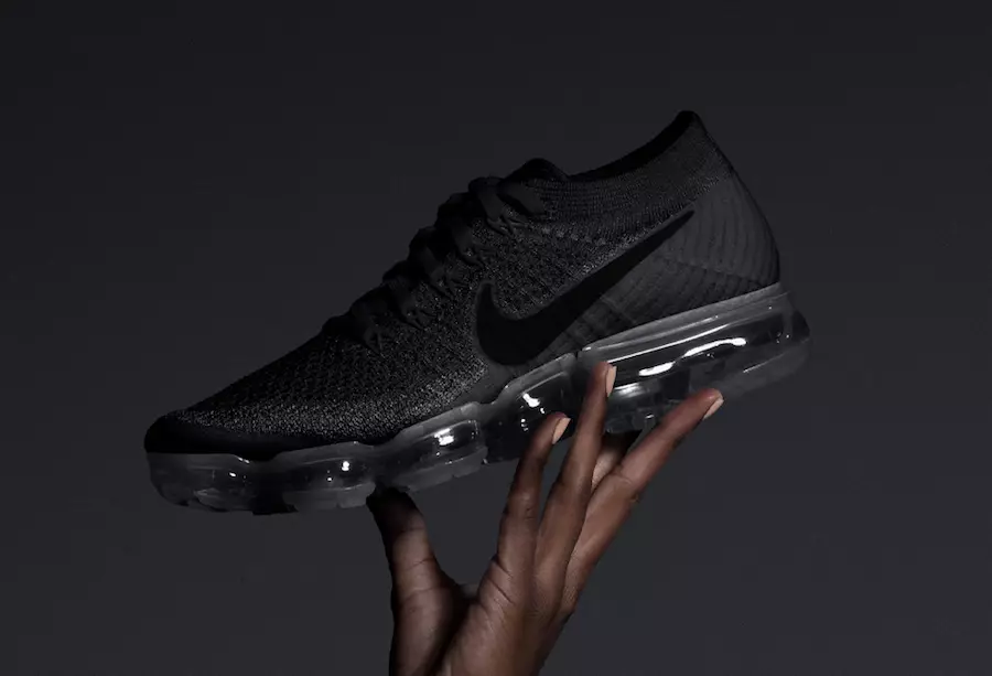 Nike VaporMax GS triple negro