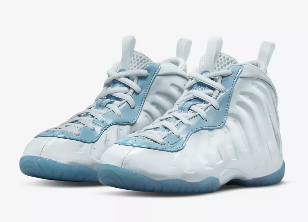 Date de sortie de la Nike Little Posite One Blanche Bleu DM1095-400