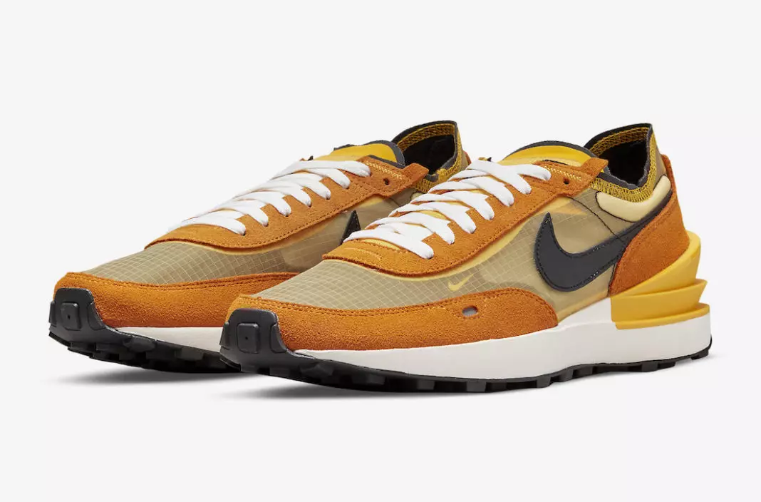 Nike Waffle One Orange Yellow DD8014-700 Dáta Eisiúna