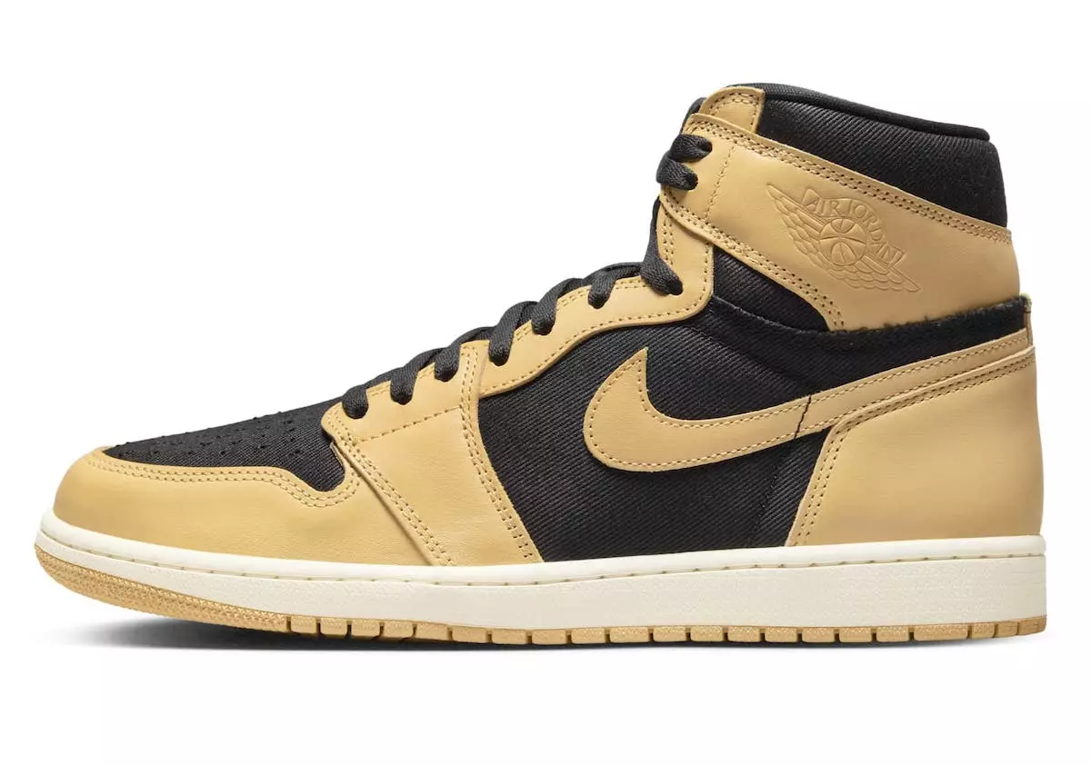 Air Jordan 1 Heirloom Vachetta Tan Black 555088-202 Útgáfudagur