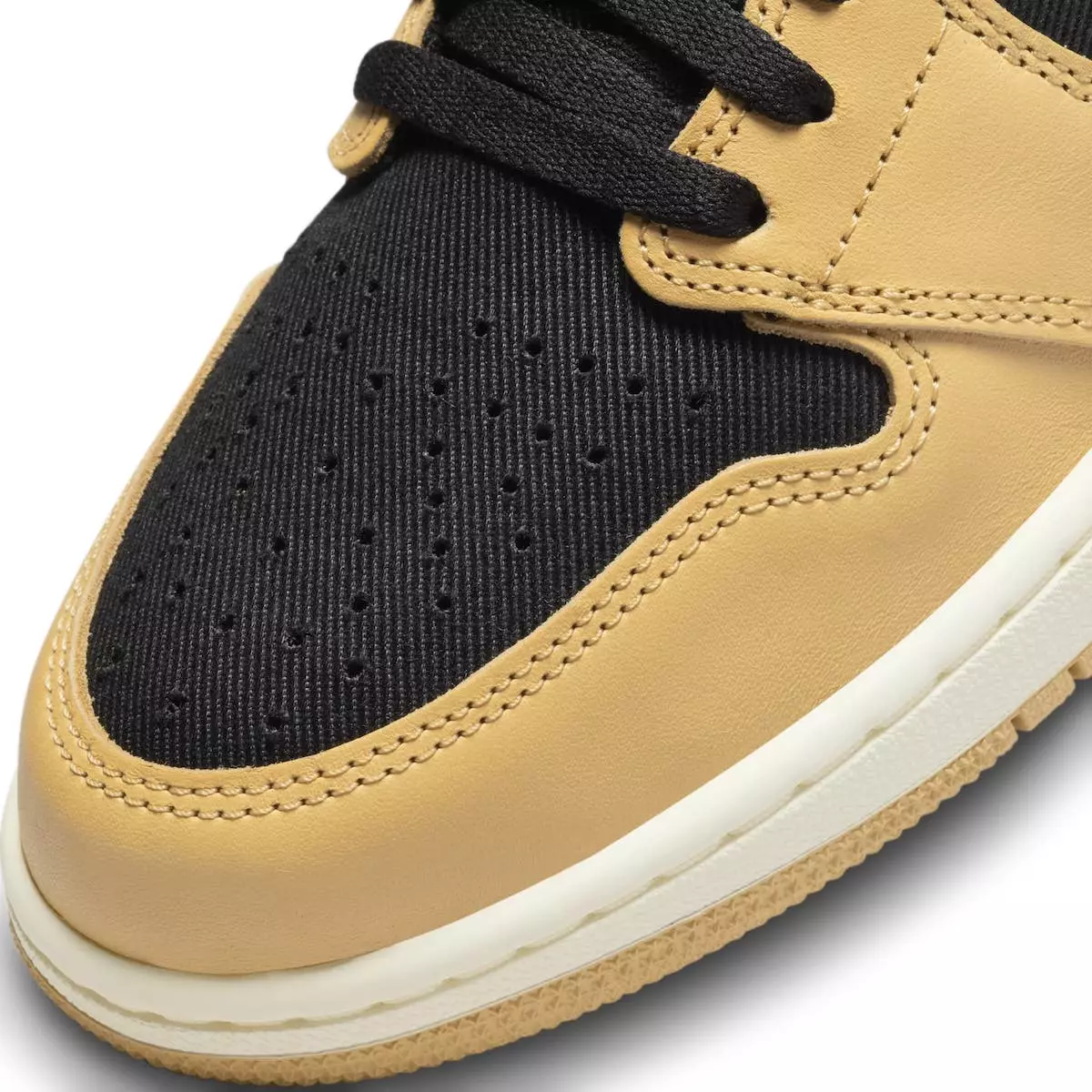 Air Jordan 1 Heirloom Vachetta Tan Black 555088-202 Dáta Eisiúna