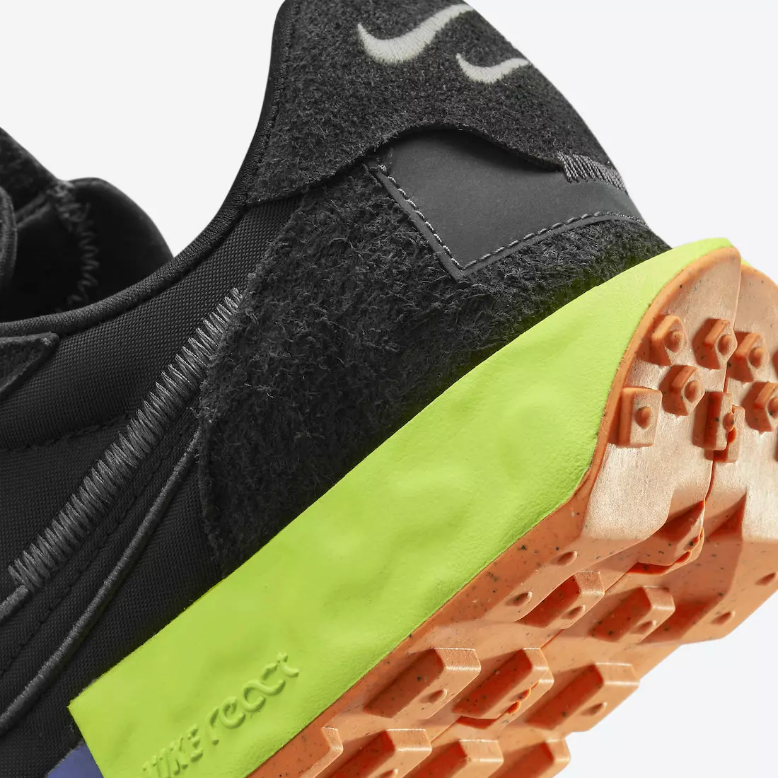 Nike Fontanka Waffle Black Volt Antrasiitti DC3579-001 Julkaisupäivä