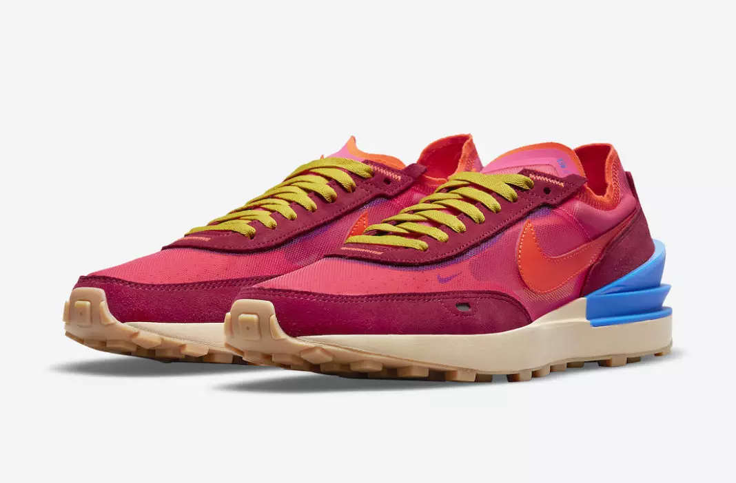 Nike Waffle One Hyper Pink University Red Racer Blue DA7995-601 Útgáfudagur