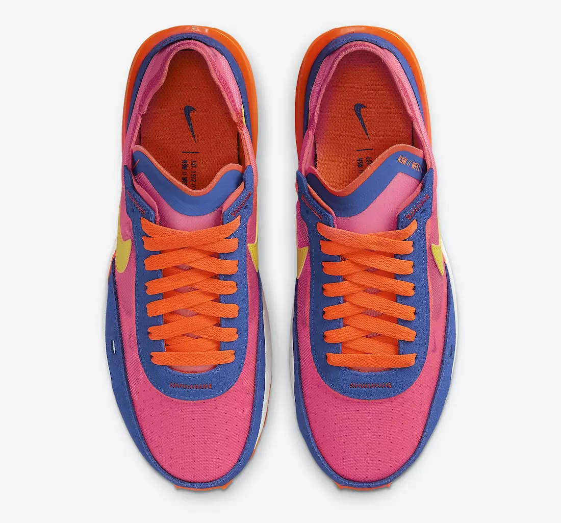 Nike Waffle One Rosas Azules Amarillas Naranjas DC2533-400 Fecha de lanzamiento