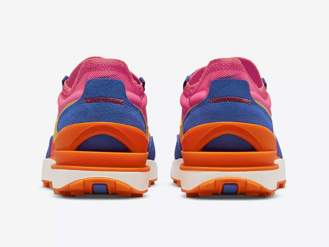 Nike Waffle One Pink Blue Yellow Orange DC2533-400 väljalaskekuupäev