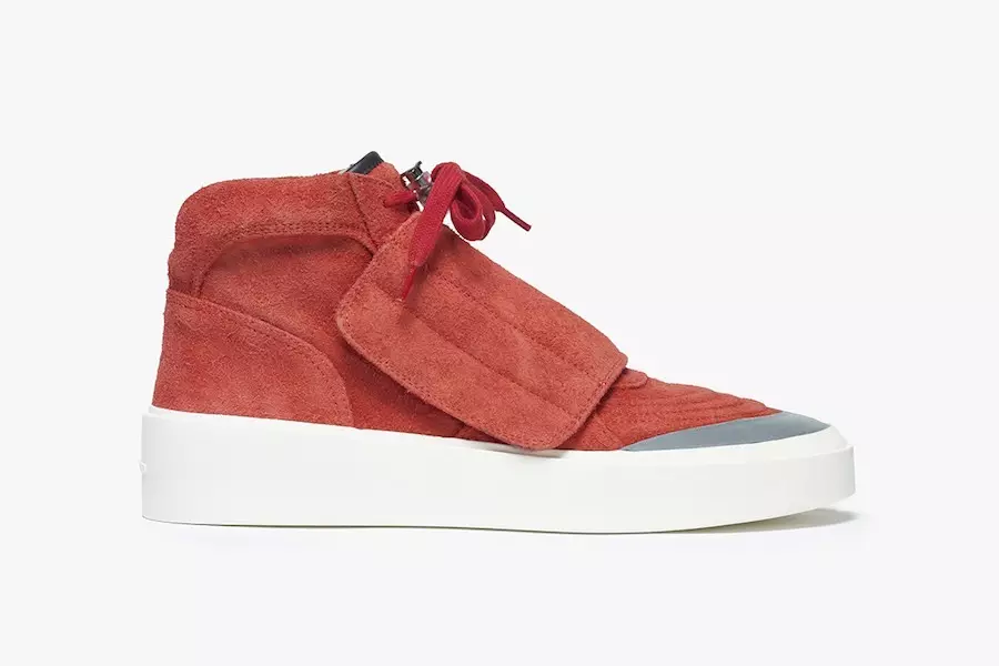 Скейт Fear of God Mid Red Suede