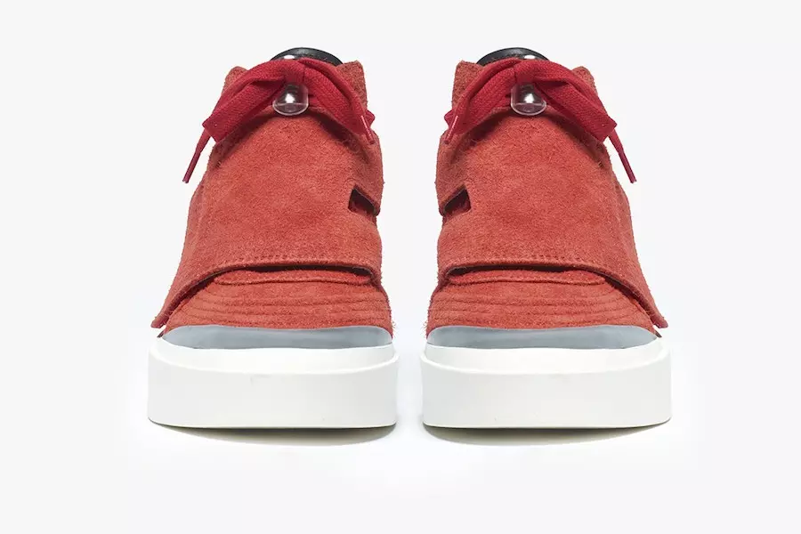 Աստծո վախը Skate Mid Red Suede