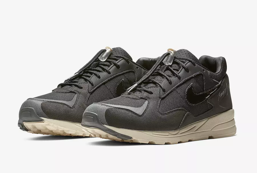 Gambar Rasmi Fear of God x Nike Air Skylon 2 dalam warna Hitam