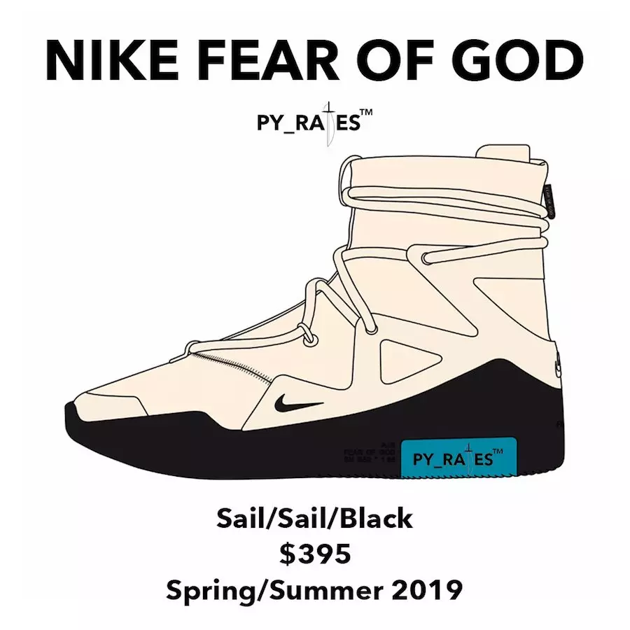 Nike Air သည် ဘုရားသခင်ကိုကြောက်ရွံ့ခြင်း 1 Sail