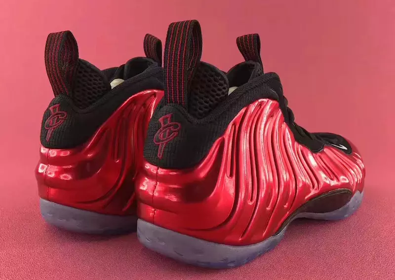 Nike Air Foamposite One Metallic Red Julkaisupäivä 2017 Heel